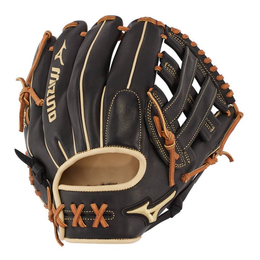 Guantes De Beisbol Mizuno Pro Select Infield 11.75" - Deep Pocket Hombre Negras España NSTM-85710